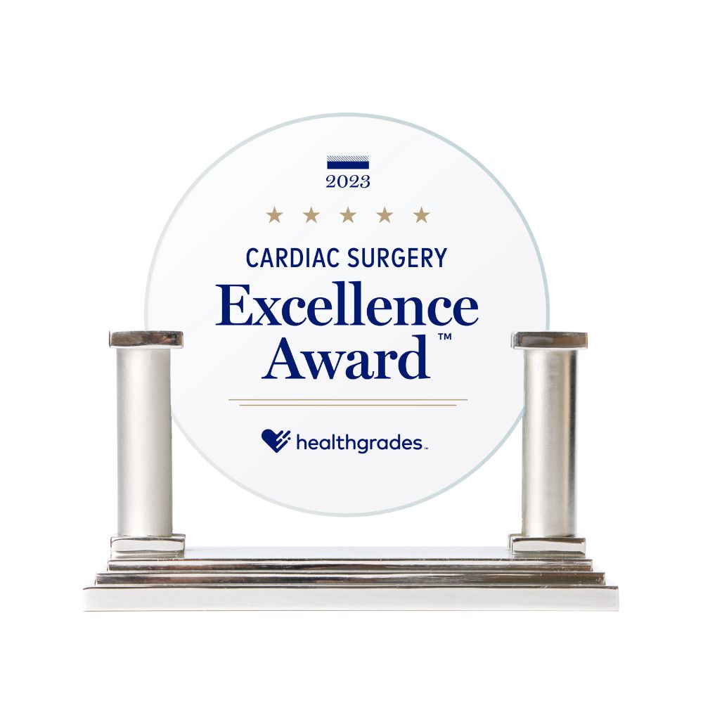 East Alabama Health received the 2023 Cardiac Surgery Excellence Award from Healthgrades.