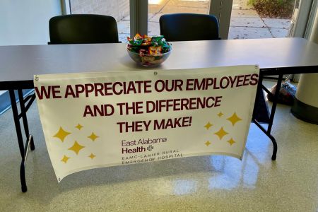 Photo from EAMC-Lanier during an employee appreciation event.