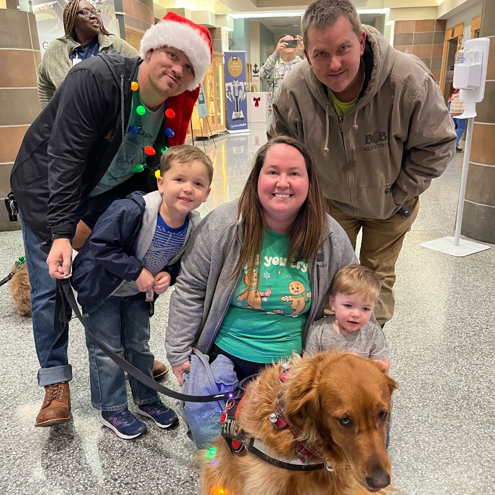 Auburn Therapy Dogs visiting East Alabama Medical Center.
