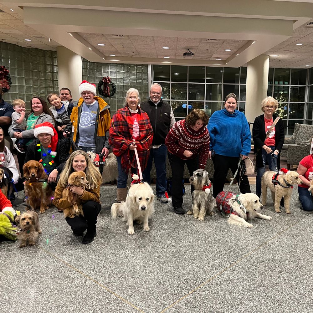 Auburn Therapy Dogs visiting East Alabama Medical Center.