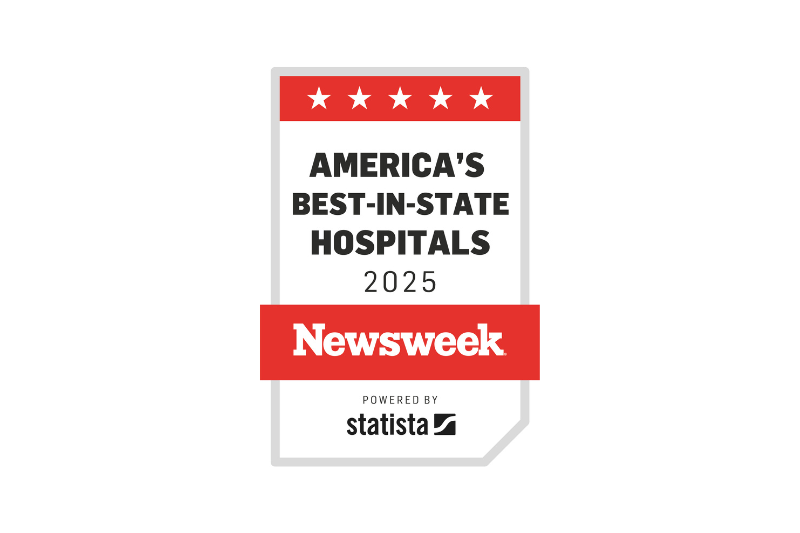 Newsweek America's Best-In-State Hospitals emblem