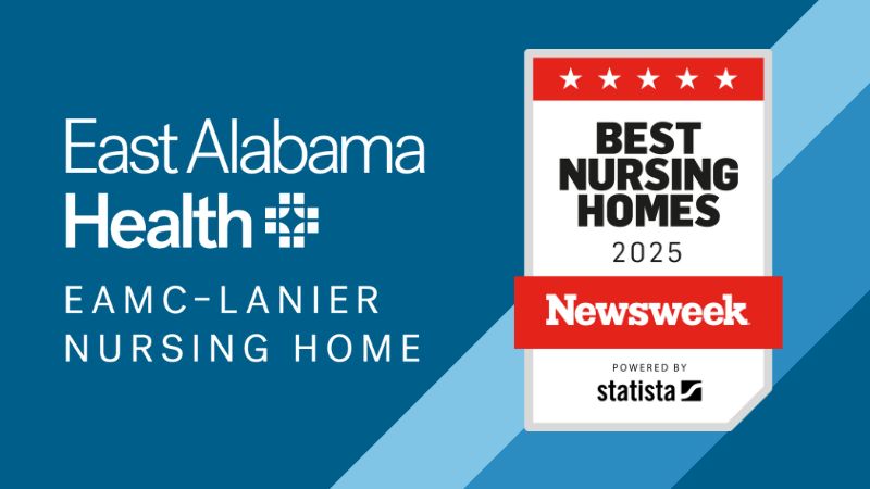 EAMC-Lanier Nursing Home recognized on Newsweek's America's 2025 Best Nursing Homes List.