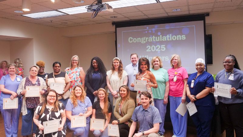 East  Alabama Health annual award recipients.