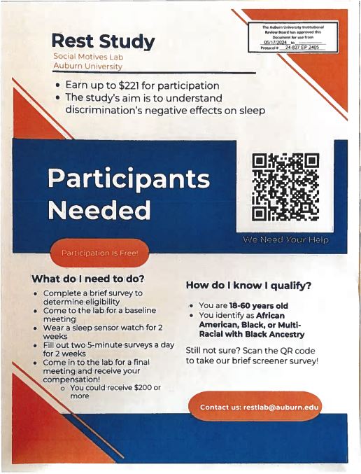 Rest Study Auburn University