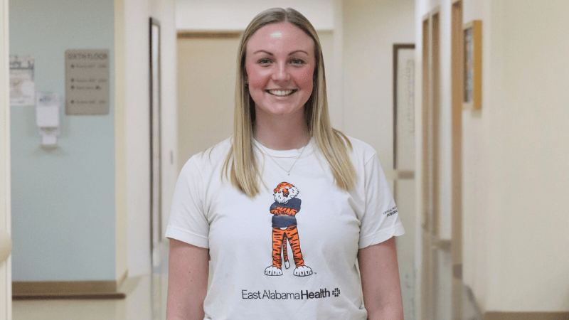 Emma Jennings, a nurse at East Alabama Medical Center.