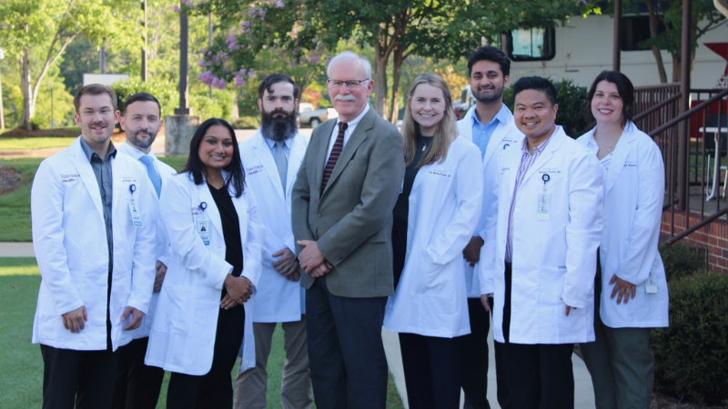 The first cohort of East Alabama Health's Psychiatry Residency Program.