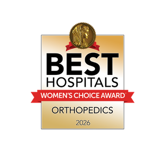 2026 Women's Choice Award Seal for Orthopedics