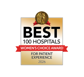 2026 Women's Choice Award Seal for Patient Experience