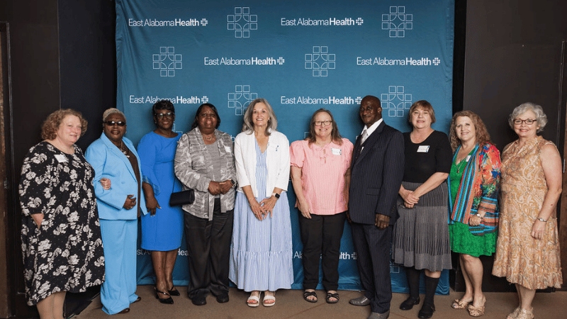 A retirement ceremony for EAH employees