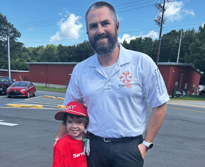James Hornady, paramedic with East Alabama EMS.