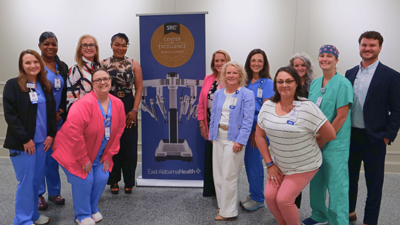 Members of East Alabama Medical Center's Robotic Surgery team. 