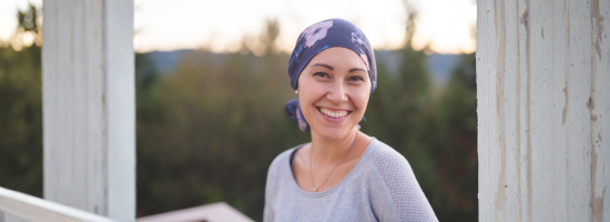 A photo of a cancer survivor.