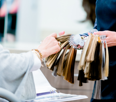 The Boutique at Spencer Cancer Center provides wig fittings.