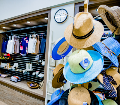 Gifts for sale at the Boutique at Spencer Cancer Center.
