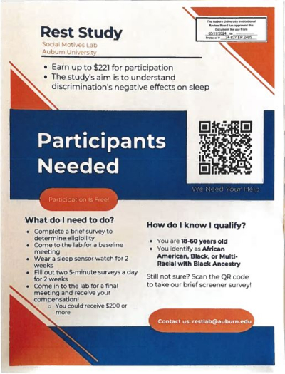 Rest Study Auburn University